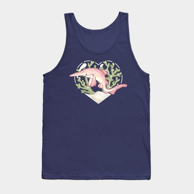 GOBBLE, the Goblin Shark Tank Top by bytesizetreasure